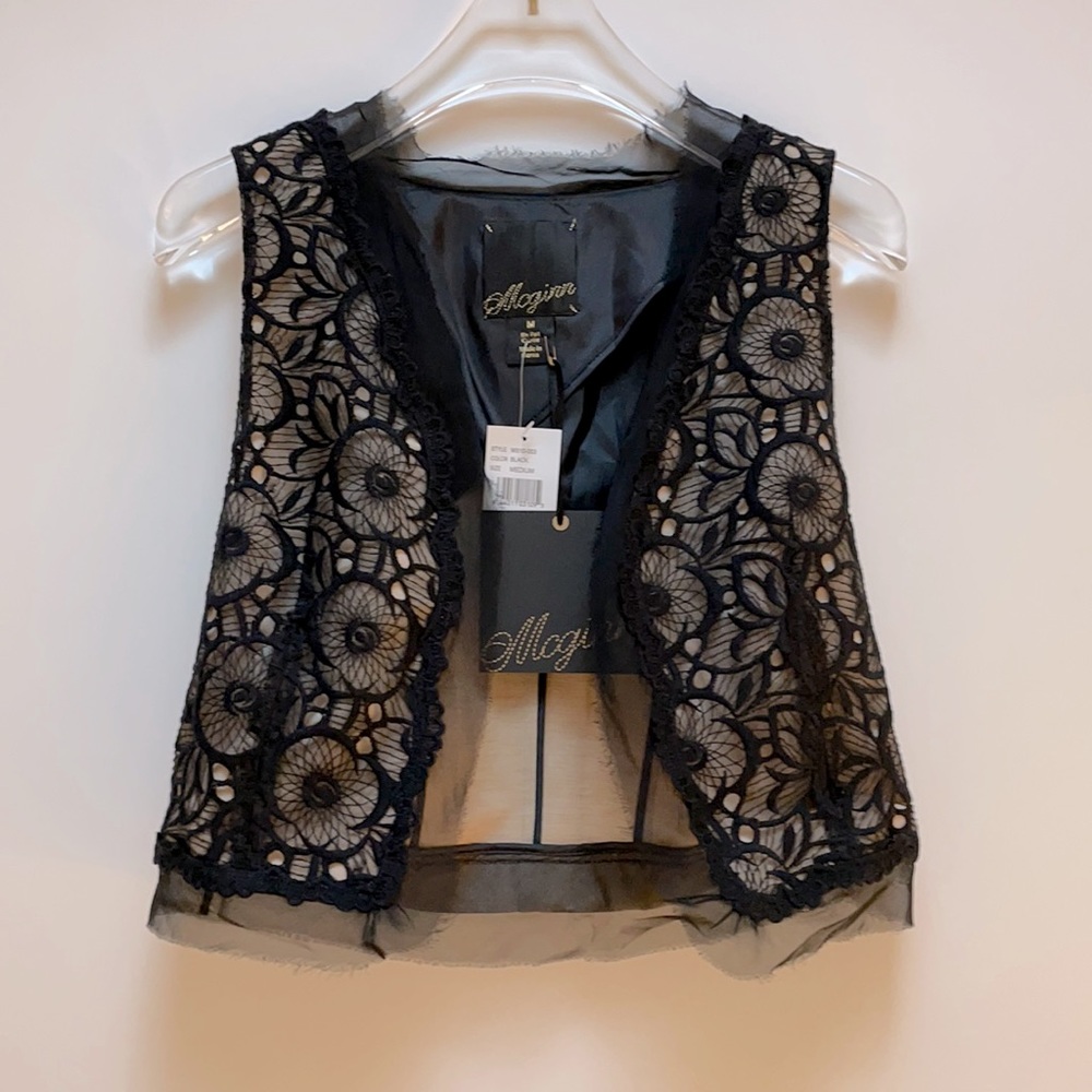 Mcginn cropped lace vest